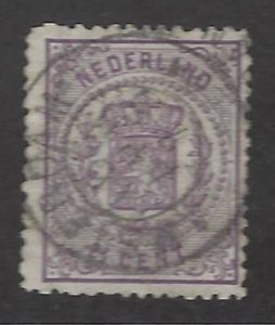 Netherlands  SC#22 Used F-VF SCV$70.00...Value!