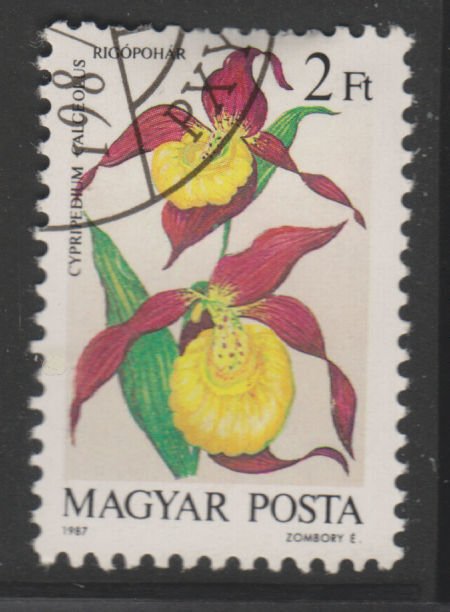 Hungary 3087 Flowers 1987