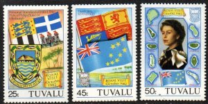 Tuvalu Sc #180-182 Mint Hinged