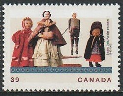1990 Canada - Sc 1275 - MNH VF - 1 single - Dolls - Settlers' Dolls
