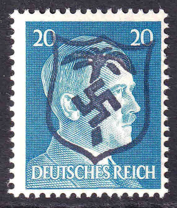 GERMANY 516 AFRIKAKORP SHIELD OVERPRINT OG NH U/M F/VF