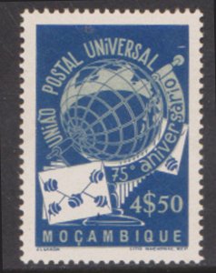 MOZAMBIQUE - 1949 75th ANNIVERSARY OF UPU - 1V - MINT HINGED