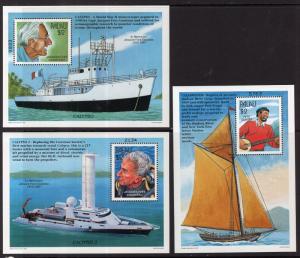 Palau 437-439 Souvenir Sheets MNH VF