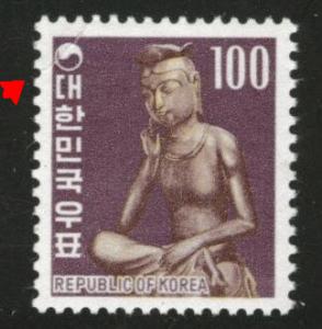 Korea Scott 652 MNH** 1969 Miruk Bosal stamp CV $80 crease