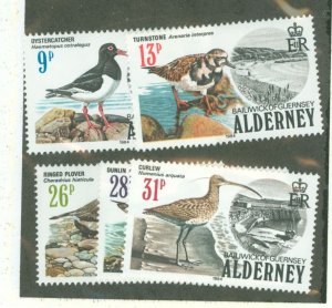 Guernsey/Alderney #13-17 Unused