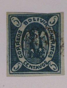 Bolivia Scott #2a used