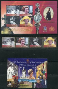 Norfolk Island 758 - 462, 796 Queen Elizabeth II Stamps MNH 