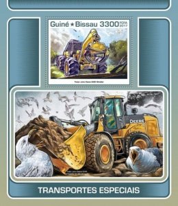 Guinea-Bissau - 2017 Special Transport - Souvenir Sheet - GB17709b