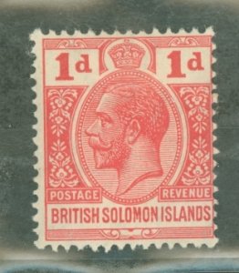 Solomon Islands (British Solomon Islands) #29a  Single