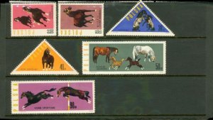 Poland Horses , 6 stamps