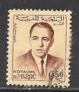 Morocco 82: 50c King Hassan II, used, F-VF