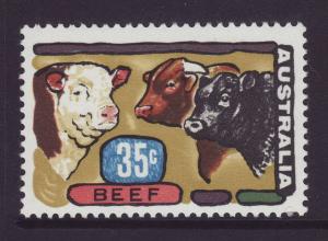1972 Australia 35c Beef  U/M