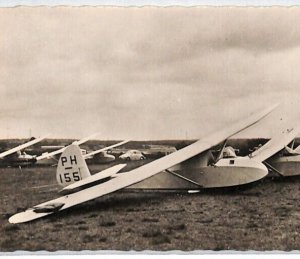 NETHERLANDS Aviation GLIDER Postcard Wedstrijdvliegers De Thermiekbel 1959 PG27