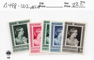 BELGIUM  B498-502   MLH