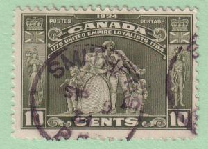 209 Canada Loyalists Statue, used CV $6.00