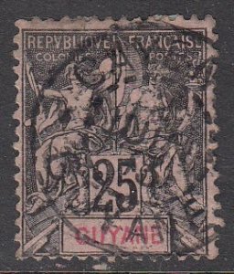 French Guiana 42 Used CV $5.50