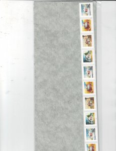 Flags on Barns US Postage Pre-Sort Coil Strip of 10 #5684-87 VF MNH