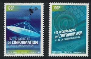 Fr. Polynesia Computers Information Technology 2v 2004 MNH SG#988-989