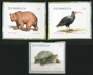 Austria 2070-2072, MNH. Wildlife 2006. Emys orbicularis, Geronticus eremita,