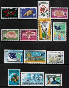 Comoro Is Nice Collection of MNH Stamps CV $48.20 (001)