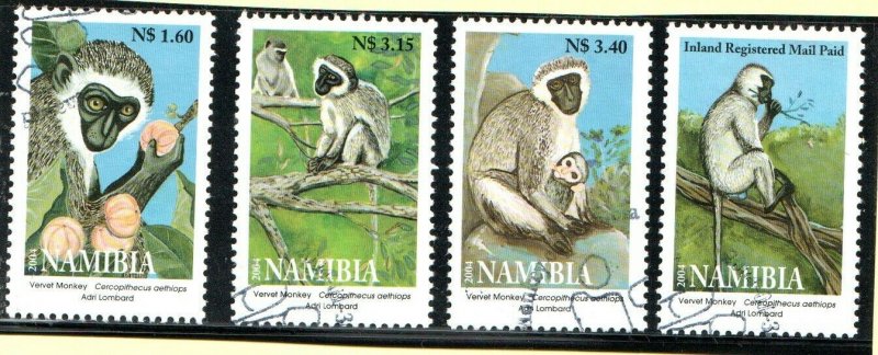 2004   NAMIBIA  -  SG: 954/57 -  VELVER MONKEY  -  USED