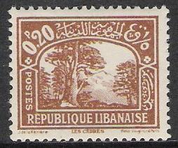 Lebanon #115 Cedars MNH