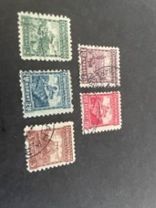 Czechoslovakia sc 132-136 u