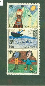 FAROE ISLANDS 45-7 MNH BIN $1.45