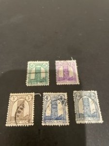French Morocco sc 181,186,190-192 u