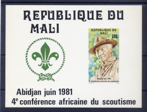 1981 Scout Mali 4th African Conference deluxe SS