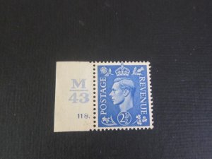 United Kingdom 1957 Sc 239 KGVI MH