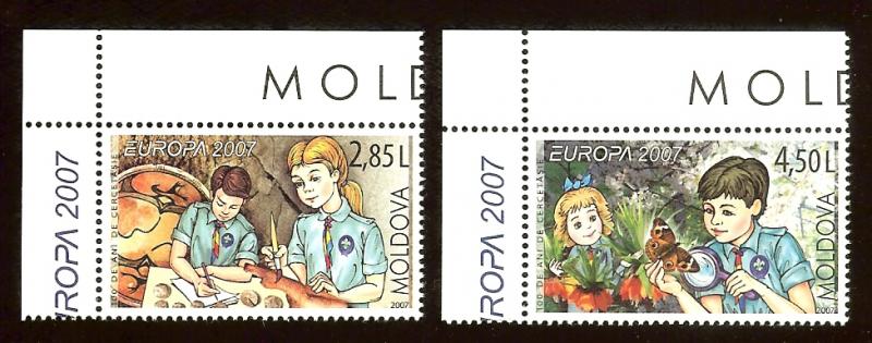 Moldova 556-7 Europa Cept 2007 MNH