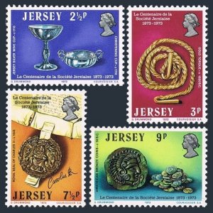 Jersey 77-80,MNH.Michel 77-80. From Museum in St Helier,1973.Ancient coins.