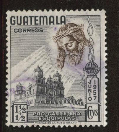 Guatemala  Scott B8 used semi postal