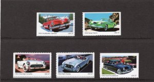 3931-3935 Sporty Cars, set/5 MNH