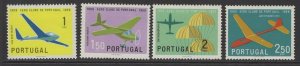 PORTUGAL SG1169/72 1960 50th ANNIV OF PORTUGUESE AERO CLUB MNH