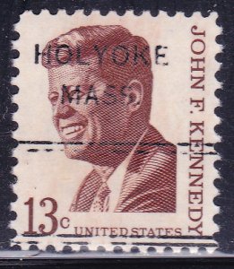 Precancel - Holyoke, MA DLE PSS 243 Split Cancel