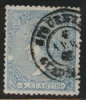 SPAIN Scott 82 Used 1865 issue city cancel