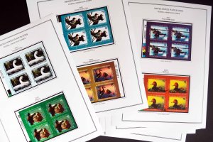 COLOR PRINTED US JUNIOR DUCK STAMPS 1992-2020 STAMP ALBUM PAGES (21 ill. pages)