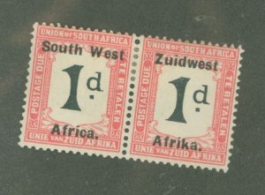 South West Africa #J15 Unused