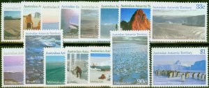 A.A.T 1984 Antarctic Scenes Set of 15 SG63-77 V.F MNH