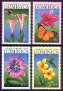 2000 Dominica 2852-2855 Flowers 6,00 €