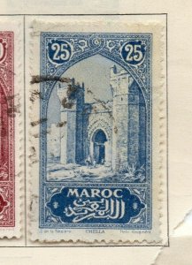 French Morocco 1923 Early Issue Fine Used 25c. NW-192886