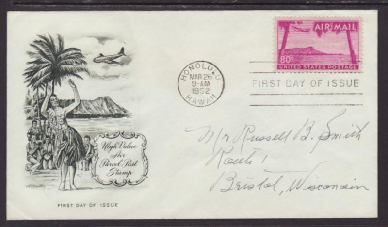 US C46 Diamond Head,HI Artmaster Pen FDC