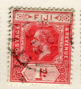 FIJI;  1912 early GV issue fine used 1d. value, shade