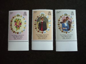 Stamps - Norfolk Island - Scott # 280-282 - Mint Never Hinged Set of 3 Stamps