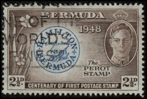 Bermuda 135 - Used - 2 1/2p The Perot Stamp (1949)