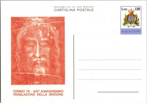 San Marino, Worldwide Government Postal Card