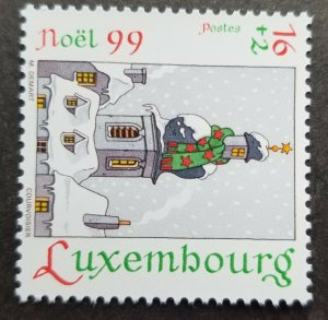 *FREE SHIP Luxembourg Christmas 1999 Church Cathedral Chapel (stamp) MNH