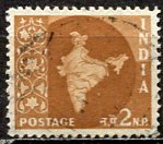 India: 1960; Sc. # 303, O/Used Wmk. 324 Single Stamp